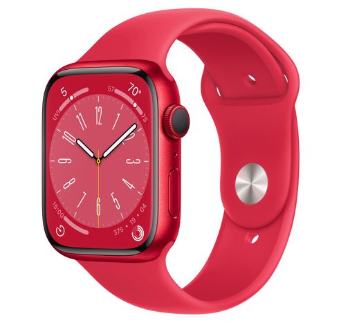 Apple Watch Series 8 GPS 41mm (PRODUCT)RED Aluminium Case met (PRODUCT)RED Sport Band Regular  Apple