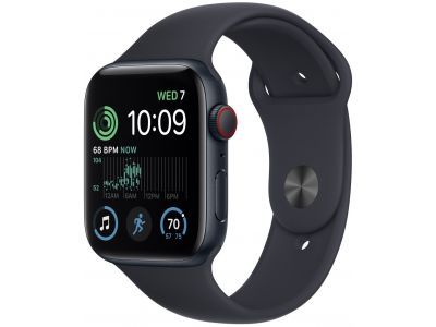 Apple Watch SE GPS 40mm Midnight Aluminium Case met Midnight Sport Band Regular