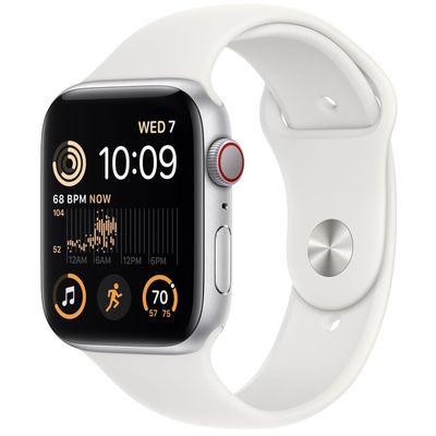 Apple Watch SE GPS 40mm Silver Aluminium Case met White Sport Band Regular  Apple