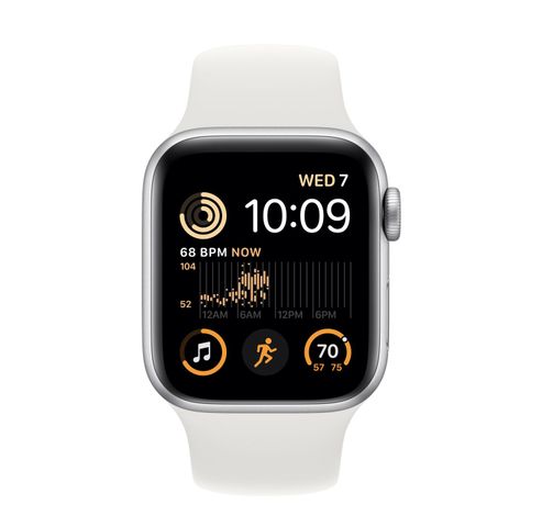 Apple Watch SE GPS 40mm Silver Aluminium Case met White Sport Band Regular  Apple