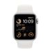 Apple Apple Watch SE GPS 40mm Silver Aluminium Case met White Sport Band Regular