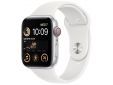 Apple Watch SE GPS 40mm Silver Aluminium Case met White Sport Band Regular