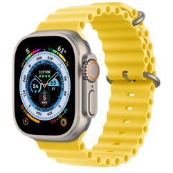 Apple Apple Watch Ultra GPS + Cellular 49mm Titanium Case met Yellow Ocean Band 