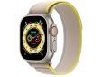 Apple Watch Ultra GPS + Cellular 49mm Titanium Case with Yellow/Beige Trail Loop S/M