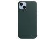 Leren hoesje met MagSafe voor iPhone 14 Plus Forest Green