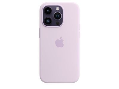 Siliconenhoesje met MagSafe voor iPhone 14 Pro Lilac