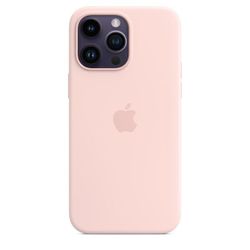 Apple Siliconenhoesje met MagSafe voor iPhone 14 Pro Max Chalk Pink