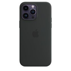 Coque en silicone avec MagSafe pour iPhone 14 Pro Max Midnight Apple