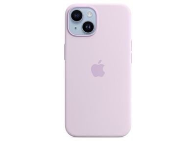 Siliconenhoesje met MagSafe voor iPhone 14 Lilac