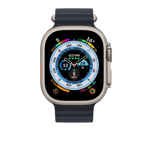 Verlengstuk voor Ocean-bandje Midnight (49 mm)  Apple