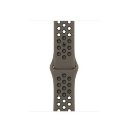 Apple Sportbandje van Nike Olive Grey/zwart (41 mm)