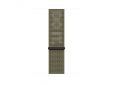 Geweven sportbandje van Nike Sequoia/platina (45 mm)