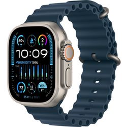 Apple Watch Ultra 2 GPS + Cellular, 49mm Titanium Case with Blue Ocean Band 