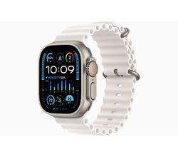 Apple Watch Ultra 2 GPS + Cellular, 49mm Titanium Case with White Ocean Band Apple