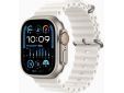 Apple Watch Ultra 2 GPS + Cellular, 49mm Titanium Case with White Ocean Band