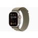 Apple Watch Ultra 2 GPS + Cellular, 49mm Titanium Case with Olive Alpine Loop - Medium 