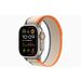 Apple Watch Ultra 2 GPS + Cellular, 49mm Titanium Case with Orange/Beige Trail Loop - S/M 