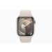 Apple Apple Watch Series 9 GPS 41mm Starlight Aluminium Case with Starlight Sport Band - S/M