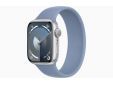 Apple Watch Series 9 GPS 41mm Silver Aluminium Case with Winter Blue Sport Loop