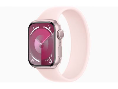 Apple Watch Series 9 GPS 41mm Pink Aluminium Case with Light Pink Sport Loop