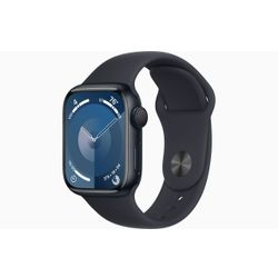 Apple Apple Watch Series 9 GPS 45mm Midnight Aluminium Case with Midnight Sport Band - M/L