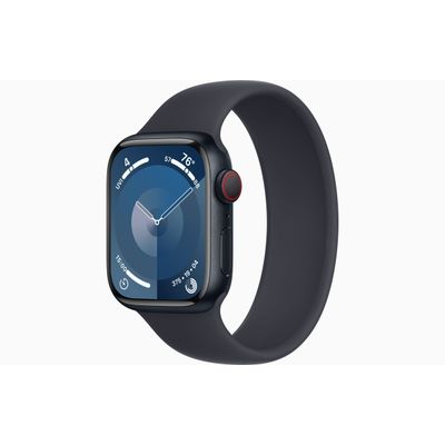 Apple Watch Series 9 GPS + Cellular 41mm Midnight Aluminium Case with Midnight Sport Loop  Apple