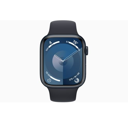 Apple Watch Series 9 GPS + Cellular 45mm Midnight Aluminium Case with Midnight Sport Band - S/M  Apple