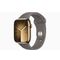 Apple Watch Series 9 GPS + Cellular 45mm Gold Stainless Steel Case with Clay Sport Band - S/M 