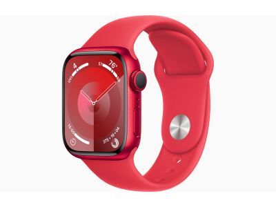 Apple Watch Series 9 GPS 41mm (PRODUCT)RED Aluminium Case with (PRODUCT)RED Sport Band - S/M