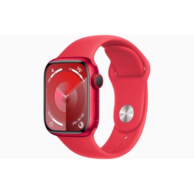 Apple Watch Series 9 GPS 41mm (PRODUCT)RED Aluminium Case with (PRODUCT)RED Sport Band - S/M  Apple