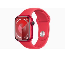 Apple Watch Series 9 GPS + Cellular 41mm (PRODUCT)RED Aluminium Case with (PRODUCT)RED Sport Band - S/M Apple