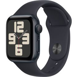 Apple Apple Watch SE GPS 40mm Midnight Aluminium Case with Midnight Sport Band - S/M 