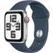 Apple Apple Watch SE GPS 40mm Silver Aluminium Case with Storm Blue Sport Band - M/L