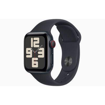 Apple Watch SE GPS + Cellular 40mm Midnight Aluminium Case with Midnight Sport Band - M/L  Apple