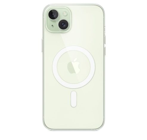 Coque transparente avec MagSafe pour iPhone 15 Plus  Apple