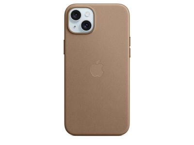 FineWoven hoesje met MagSafe voor iPhone 15 Plus - Taupe