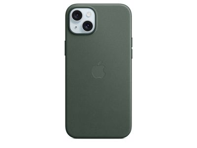 FineWoven hoesje met MagSafe voor iPhone 15 Plus - Evergreen