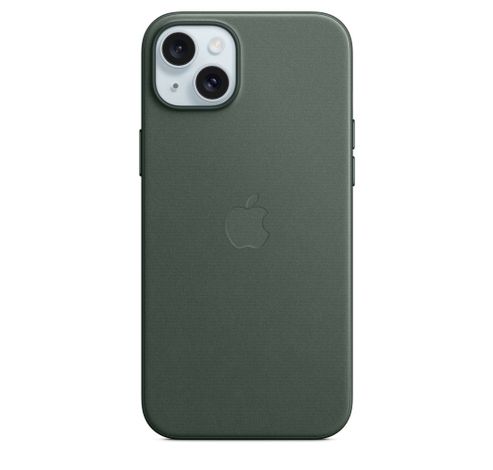 Coque FineWoven avec MagSafe pour iPhone 15 Plus - Evergreen  Apple