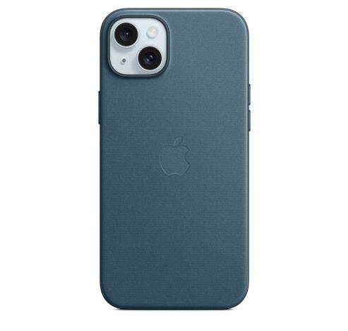 FineWoven hoesje met MagSafe voor iPhone 15 Plus - Oceaanblauw  Apple