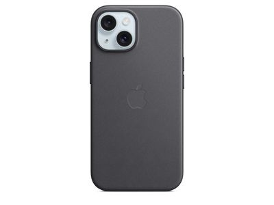 Coque FineWoven avec MagSafe pour iPhone 15 - Noir