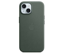 FineWoven hoesje met MagSafe voor iPhone 15 - Evergreen Apple