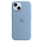 Siliconenhoesje met MagSafe voor iPhone 15 - Winterblauw 