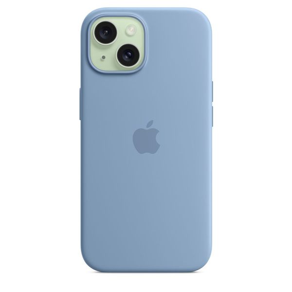 Apple Siliconenhoesje met MagSafe voor iPhone 15 - Winterblauw