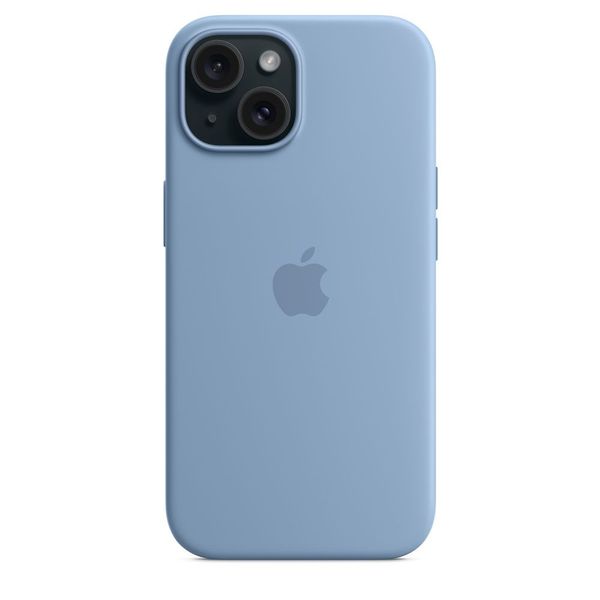 Apple Siliconenhoesje met MagSafe voor iPhone 15 - Winterblauw