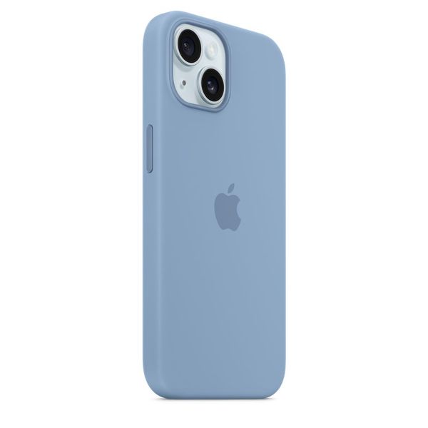 Apple Siliconenhoesje met MagSafe voor iPhone 15 - Winterblauw