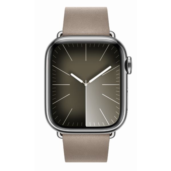 Sahara-beige bandje moderne gesp (41 mm) Medium 