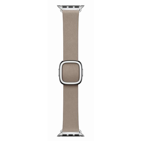 Sahara-beige bandje moderne gesp (41 mm) Medium 