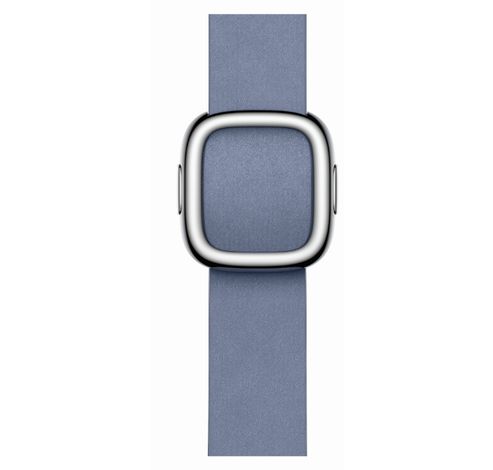 Lavendelblauw bandje moderne gesp (41 mm) Large  Apple