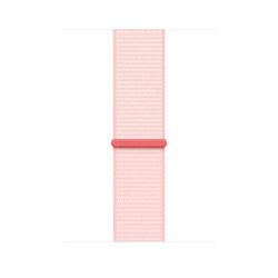 Apple Bracelet sport tissé Rose clair (45 mm) 