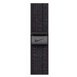 Geweven sportbandje van Nike Zwart/blauw (41 mm) Apple